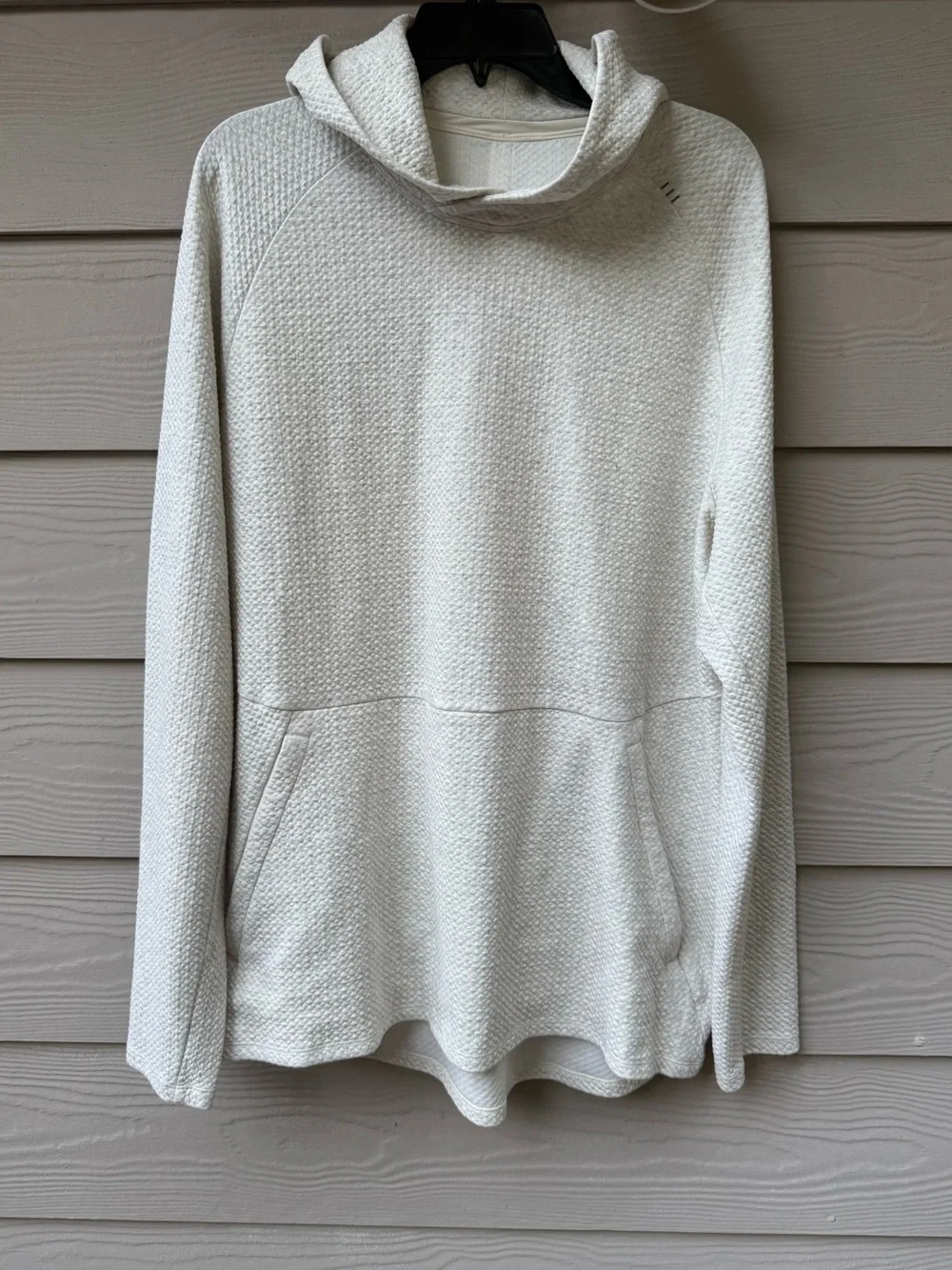 lululemon athletica Cream Textured Zip Hoodie